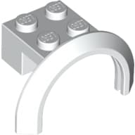 Wheel Arch, Mudguard 4 x 2 1/2 x 2 with 2 x 2 Plate