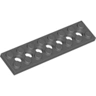 Technic Plate 2 x 8 [7 Holes]