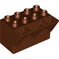 Duplo Brick 4 x 3 x 3 Wry Inverted