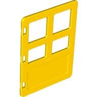 Duplo Door 1 x 4 x 4 with Four Panes