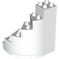 Duplo Staircase, Curved with Drawer Slots