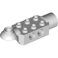 Technic Brick Special 2 x 3 with Pin Holes, Rotation Joint Ball Half [Horizontal Top], Rotation Joint Socket