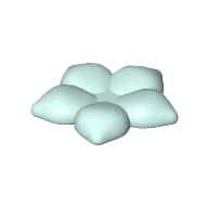 Clikits Icon, Flower 2 x 2 Large, 5 Petals with Pin