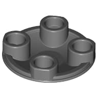 Plate Round 2 x 2 with Rounded Bottom [Boat Stud]