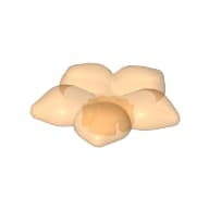 Clikits Icon, Flower 2 x 2 Large, 5 Petals with Hole