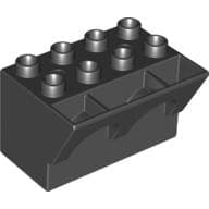 Duplo Brick 4 x 3 x 3 Wry Inverted