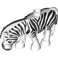 Duplo Animal Zebra, Ridged Mane