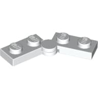 Hinge Plate 1 x 4 Swivel Top / Base - Solid Clip [Complete Assembly]