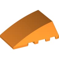 Wedge Curved 4 x 4 No Top Studs