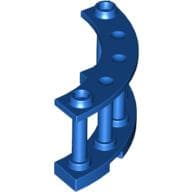 Fence Spindled 4 x 4 x 2 Quarter Round with 2 Studs