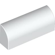 Brick Curved 1 x 4 x 1 1/3 No Studs, Lowered Inside Support