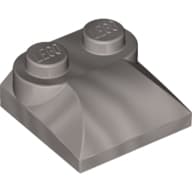 Brick Curved 2 x 2 x 2/3 Two Studs and Curved Slope End