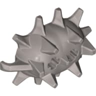 Weapon Spiked Ball Half with 2 Axle Holes