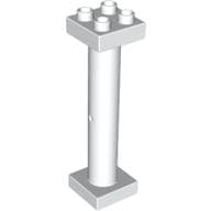 Duplo Support Column 2 x 2 x 6 Round with Open Latticed Back