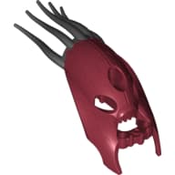 Large Figure Head Barraki Kalmah with Marbled Black Pattern