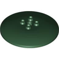 Dish 6 x 6 Inverted (Radar) with Hollow Studs