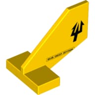 Tail Shuttle, Small with Double-Sided Black Trident and Sub Deep Diving Print