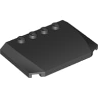 Slope Curved 4 x 6 x 2/3 Triple Curved with 4 Studs