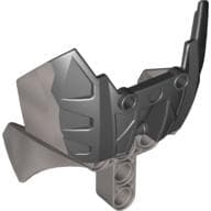 Large Figure Chest Cover, Barraki Carapar Marbled Pearl Light Gray Pattern