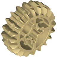 Technic Gear 20 Tooth Double Bevel with Axle Hole Type 2 [X Opening]