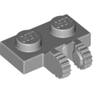 Hinge Plate 1 x 2 Locking with 2 Fingers on Side, 9 Teeth