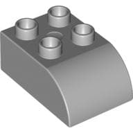 Duplo Brick 2 x 3 with Curved Top
