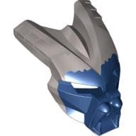 Large Figure Mask Gavla with Marbled Pearl Light Gray Pattern