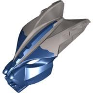 Large Figure Mask Avsa with Marbled Pearl Light Gray Pattern