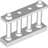 Fence Spindled 1 x 4 x 2 [2 Top Studs]