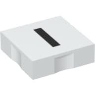 Duplo Tile 2 x 2 with Capital 'I' Print