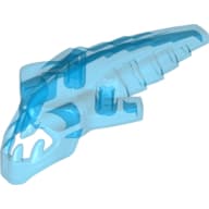 Large Figure Head Barraki Takadox, Marbled Trans-Dark Blue Pattern