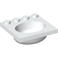 Sink 4 x 4 with Elliptical Basin