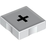 Duplo Tile 2 x 2 with Addition ( '+' ) Print