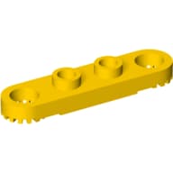 Technic Plate 1 x 4 with Toothed Ends