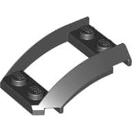 Wheel Arch, Curved Wedge 4 x 3 with 2 x 2 Opening and 4 Studs
