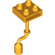 Duplo Crank Handle, Long with 2 x 2 Plate