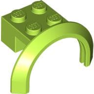 Wheel Arch, Mudguard 4 x 2 1/2 x 2 with 2 x 2 Plate