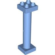 Duplo Support Column 2 x 2 x 6 Round with Open Latticed Back