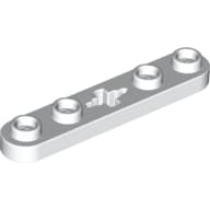 Technic Plate 1 x 5 with Smooth Ends, 4 Studs and Centre Axle Hole