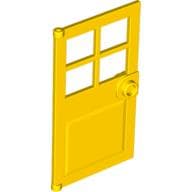 Door 1 x 4 x 6 with 4 Panes and Stud Handle