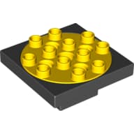 Duplo Toolo Turntable 4 x 4 Base with Yellow Top Plate