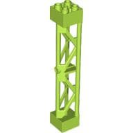Support 2 x 2 x 10 Girder Triangular Vertical - Type 3 - Axle Hole, 3 Posts
