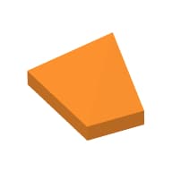 Slope 45° 2 x 1 Triple with Ovoid Bottom Pin