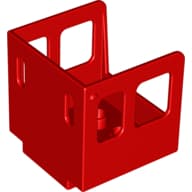 Duplo Train Steam Engine Cabin, Small Front Windows