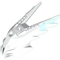 Large Figure Mask Spiked Ice with Marbled Trans-Light Blue Pattern (Gelu)