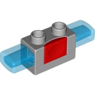 Duplo Siren with Light & Sound, 1 x 2 Base with Red Button