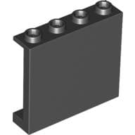 Panel 1 x 4 x 3 [Side Supports / Hollow Studs]
