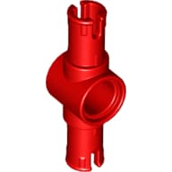 Technic Pin Connector Hub with 2 Pins with Friction Ridges Lengthwise [Big Squared Pin Holes]