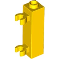 Brick Special 1 x 1 x 3 with 2 Clips Vertical [Hollow Stud, Open O Clips]