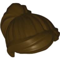 Hair Ponytail and Swept Sideways Fringe